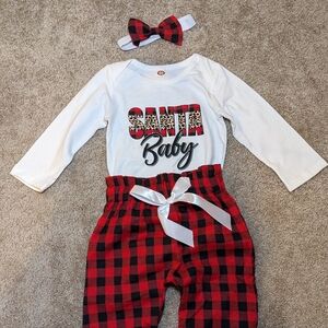 24 month Santa theme 3-piece set